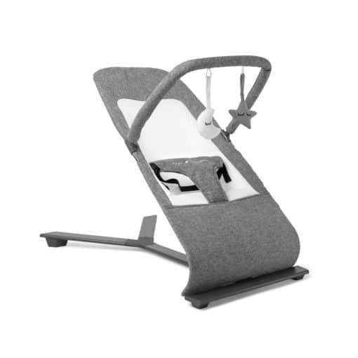 Alpine Deluxe Portable Bouncer – Charcoal Tweed